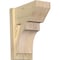 Ekena Millwork Westlake Slat Rough Sawn Outlooker, Douglas Fir, 8"W x 14"D x 18"H OUT08X14X18WTL06RDF - alternate 1